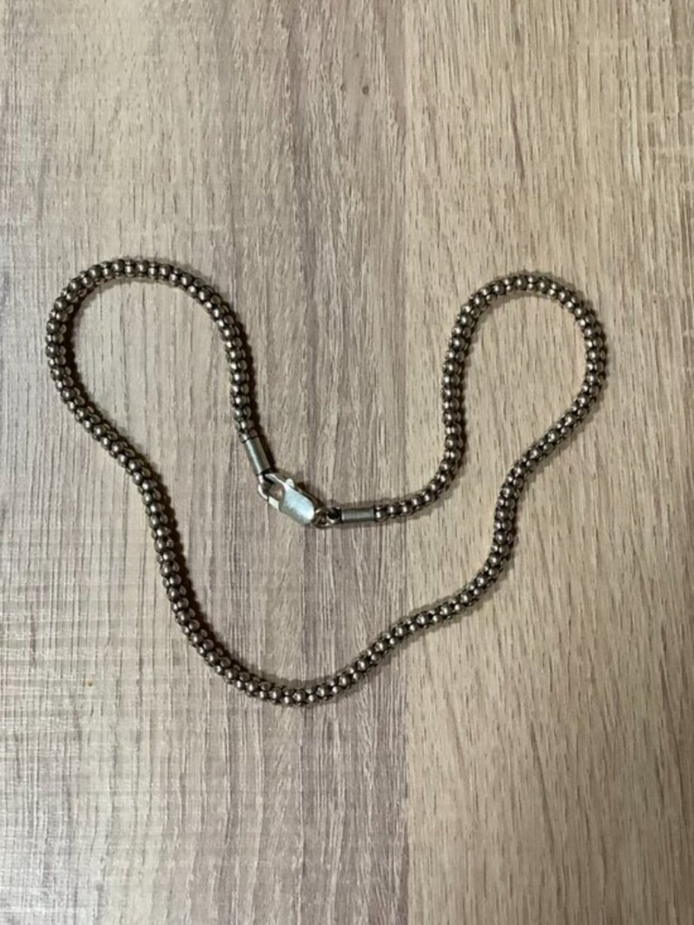 Silpada Popcorn chain 17" necklace 925 sterling silver N1106